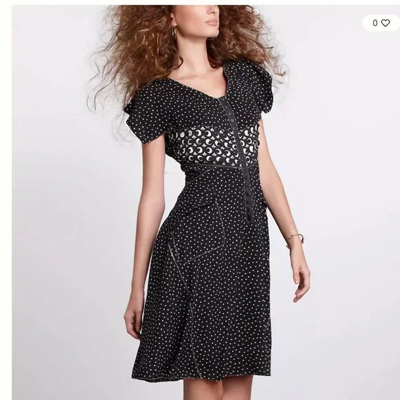 laser cut dress anthropologie By Anthropologie Laser-Cut Mini Dress
